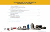 Ultrasonic Transducers Technical Notes