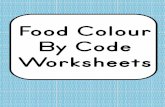 Food Colour by Code Worksheets - Home - Simple Living ...