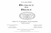 Fiscal 2008 BUDGET IN BRIEF - NJ