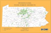 PENNSYLVANIA STATE FOREST DISTRICTS