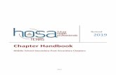Chapter Handbook - Texas HOSA