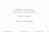 EC3090 - Econometrics - Week 10 - Time Series Econometrics