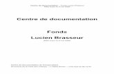 Centre de documentation Fonds Lucien Brasseur