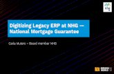 Digitizing Legacy ERP at NHG - National Mortgage Guarantee