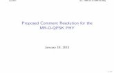 Proposed Comment Resolution for the MR-O-QPSK PHY