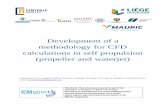 Development of a methodology for CFD calculations in self ...