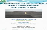 SOLAR-TO-GATE PROJECT IMPLEMENTATION AT DOUALA …