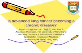 Is advanced lung cancer becoming a chronic disease?