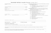 WARM Program Audit Form - columbiagaspa.com