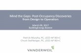Mind the Gaps: Post-Occupancy Discoveries from Design to ...
