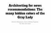 Architecting for news recommendations: The many hidden ...