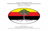 Forty Third Annual National Indian Timber Symposium
