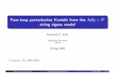 Four-loop perturbative Konishi from the AdS S5 string ...