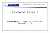 TELEMATICS GR12 EFAL 2018 - Western Cape