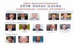 JAMES MADISON UNIVERSITY 2018 Voter Guide