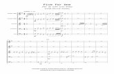 Quintets for Humanity - Music for Brass.com