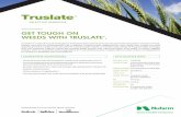 GET TOUGH ON WEEDS WITH TRUSLATE - Nufarm