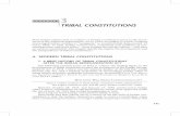CHAPTER TRIBAL CONSTITUTIONS