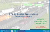 I-70 Dedicated Truck Lanes Feasibility Study