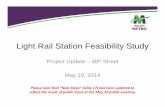 Light Rail Station Feasibility Study - Valley Metro