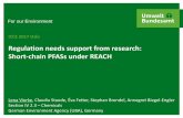 Regulation needs support from research: Short-chain PFASs ...