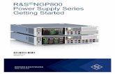 R&S NGP800 Power Supply Series Getting Started