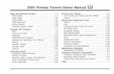 2009 Pontiac Torrent Owner Manual M