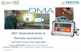 NDT dedicated tools & Remote assistance