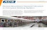 Shock Absorbers Reduce Vibration in Compact Sorting System