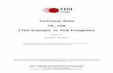 FTDI Example IC PCB Footprints - brtchip.com