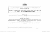 Bear Stearns High Grade Structured Credit Strategies Fund