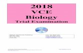 2018 Kilbaha VCE Biology Units 3 and 4 Trial Examination ...