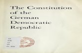 The Constitution of the German Democratic Republic ...