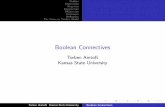Boolean Connectives - People