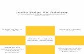 India Solar PV Advisor - EAI