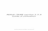 ADELE-TEAM version 2.7.0 Guide d'utilisation