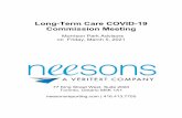 Long-Term Care COVID-19 Commission Meeting