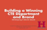 Build ing a Winning CTE Depar tment and Brand