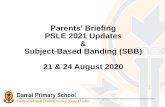Parents’ Briefing PSLE 2021 Updates Subject-Based Banding ...