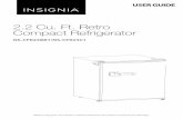 2.2 Cu. Ft. Retro Compact Refrigerator