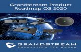 Grandstream Product Roadmap Q3 2020