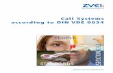 Call Systems according to DIN VDE 0834 - ZVEI