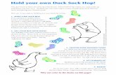 duck sock hop activities - Jane Kohuth
