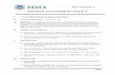 Mission Assignment Policy (FP 104-010-2)
