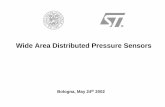 Wide Area Distributed Pressure Sensors