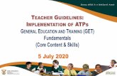 TEACHER GUIDELINES IMPLEMENTATION OF ATPs …
