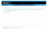 Configuring Google Chrome™ for Use with Lending Cloud