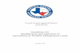 Guidelines for Qualification and Appraisal ... - Coryell CAD