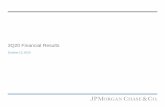 3Q20 Financial Results - JPMorgan Chase