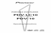PORTABLE DVD PLAYER PDV-LC10